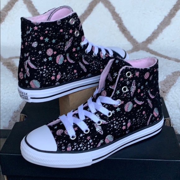 CONVERSE CTAS HI black/white/pure silver WMNS - Picture 14 of 16